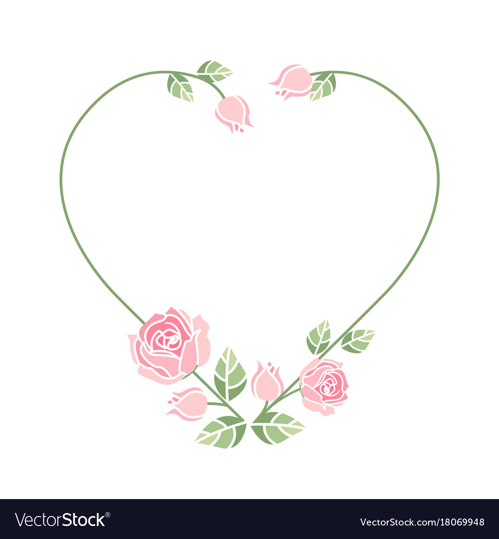 Background with pink roses Royalty Free Vector Image