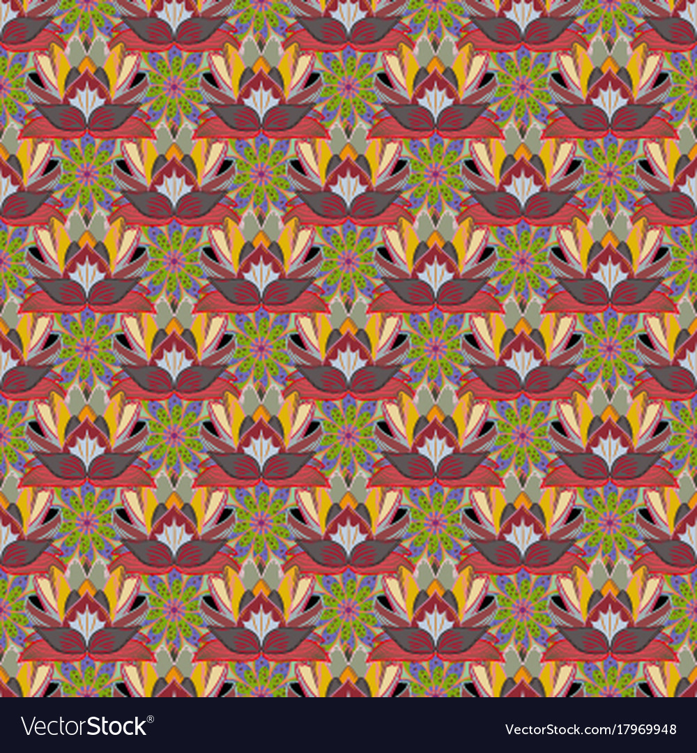 Colour spring theme seamless pattern background