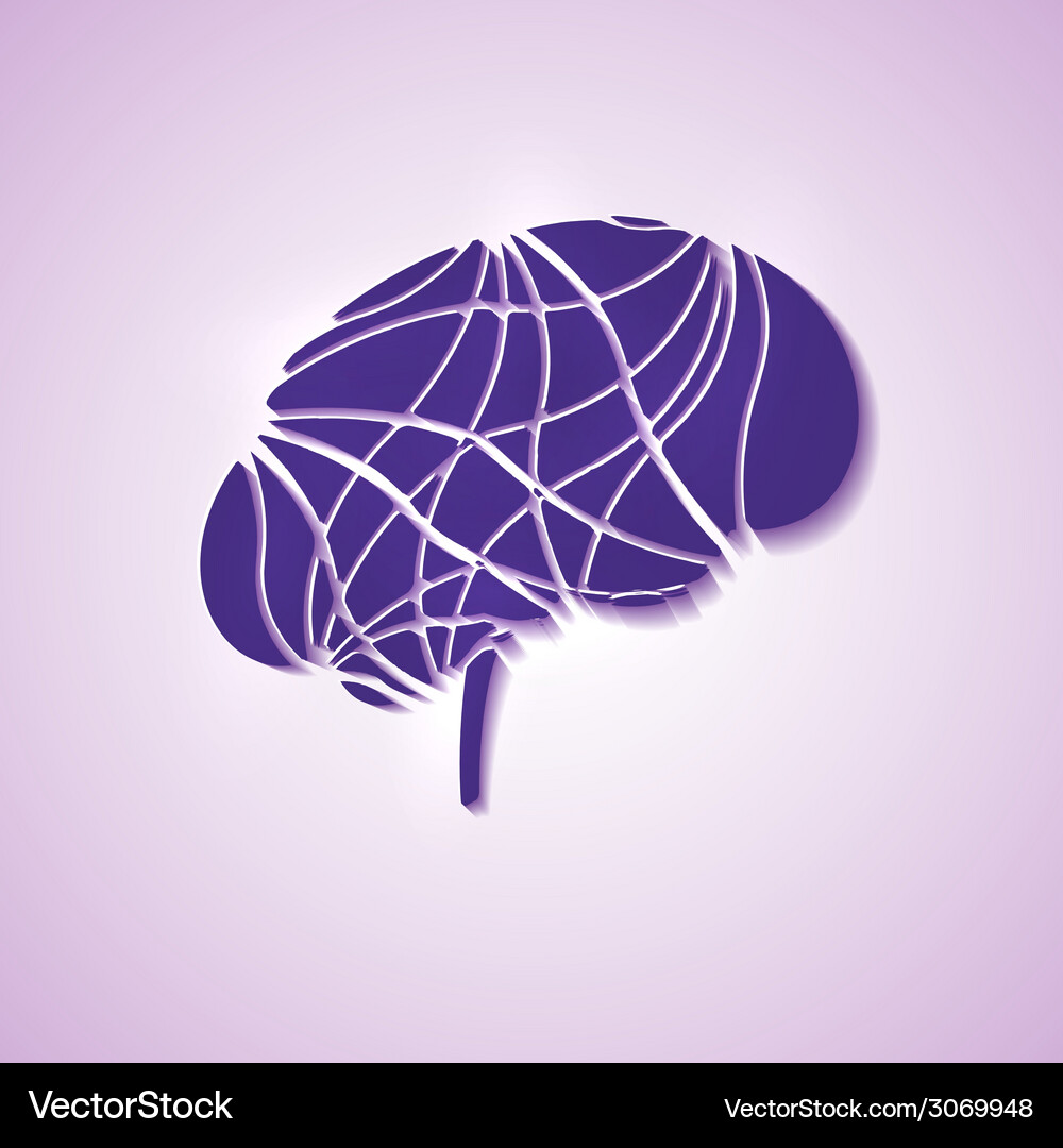 Creative brain Royalty Free Vector Image - VectorStock