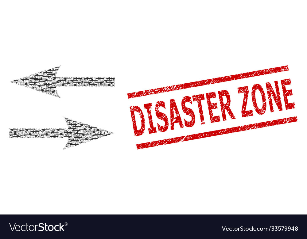 Horizontal exchange arrows recursion composition vector image Horizontal exchange arrows recursion composition