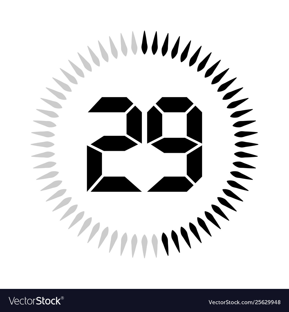 Minutes or seconds timer