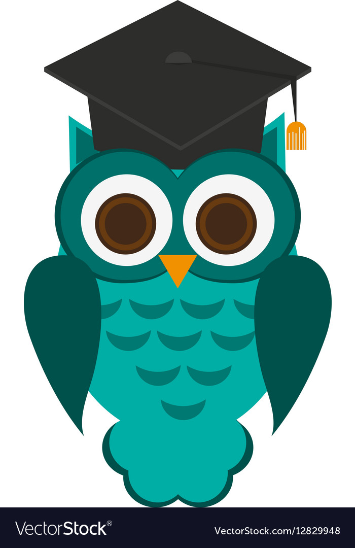 Owl cartoon icon Royalty Free Vector Image - VectorStock