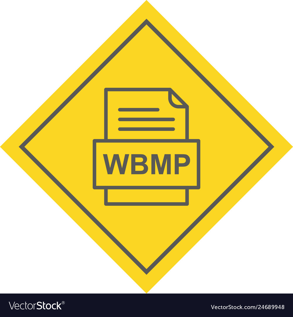 Wbmp file document icon