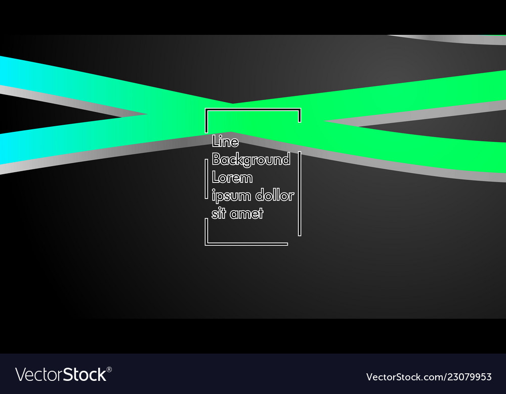 Abstract wave background with green gradient vector image Abstract wave background with green gradient