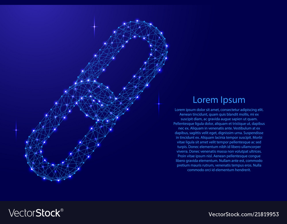 Blockchain link chain hyperlink from futuristic vector image Blockchain link chain hyperlink from futuristic