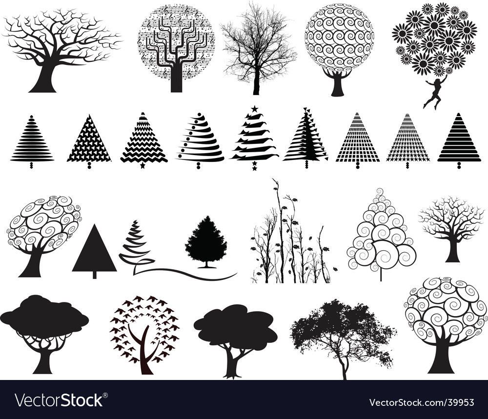 Elegant Tree Silhouettes