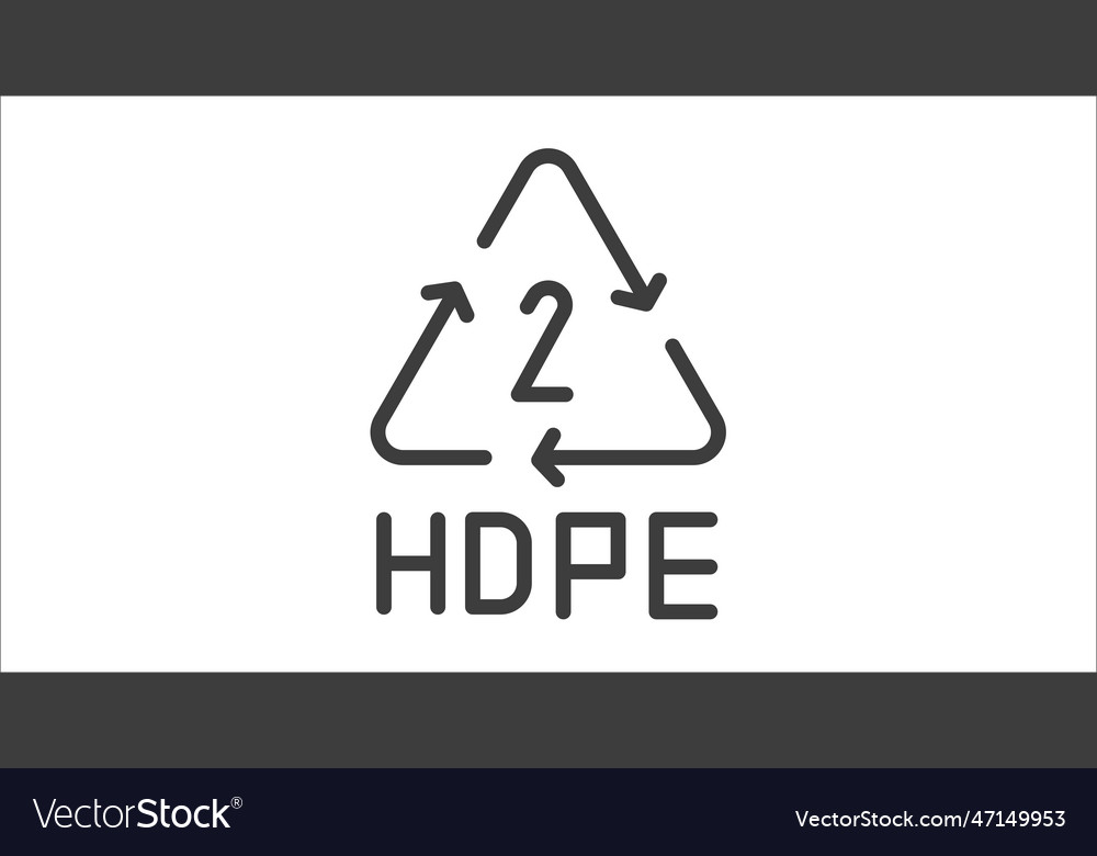 Hdpe 2 icon filled 2 icon from user Royalty Free Vector