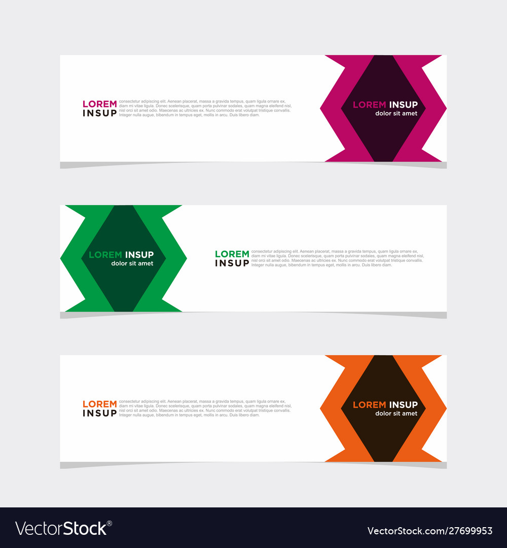 Modern banner web background abstract design