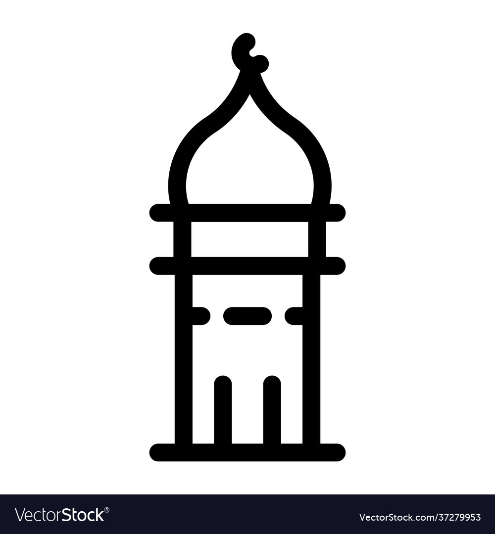 Mosque dome Royalty Free Vector Image - VectorStock