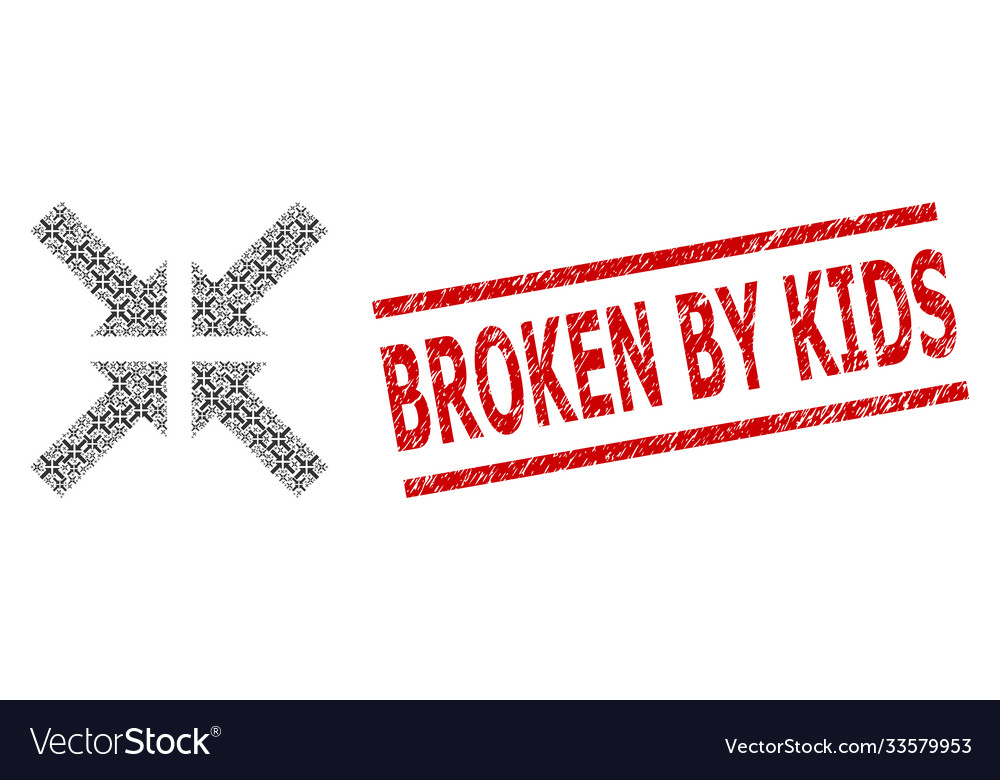 Pressure arrows recursion composition vector image Pressure arrows recursion composition