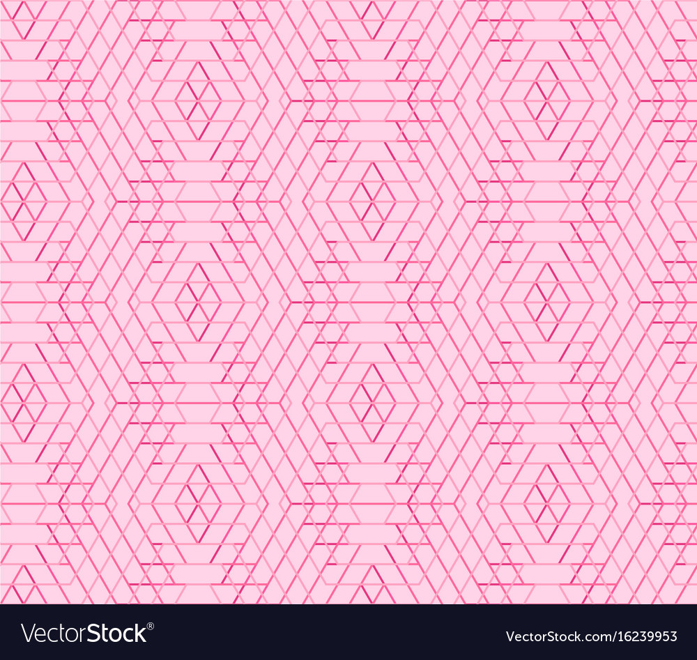 Seamless geometric pattern hexagon abstract