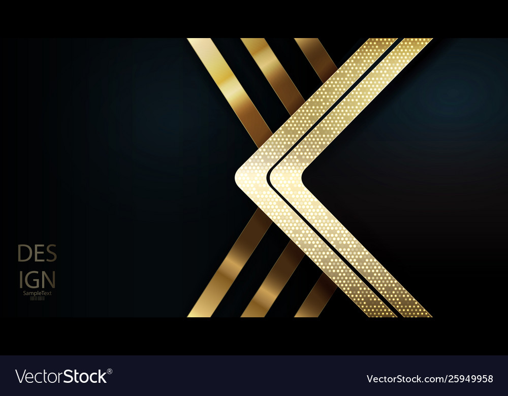 Dark abstract background with a shiny arrow