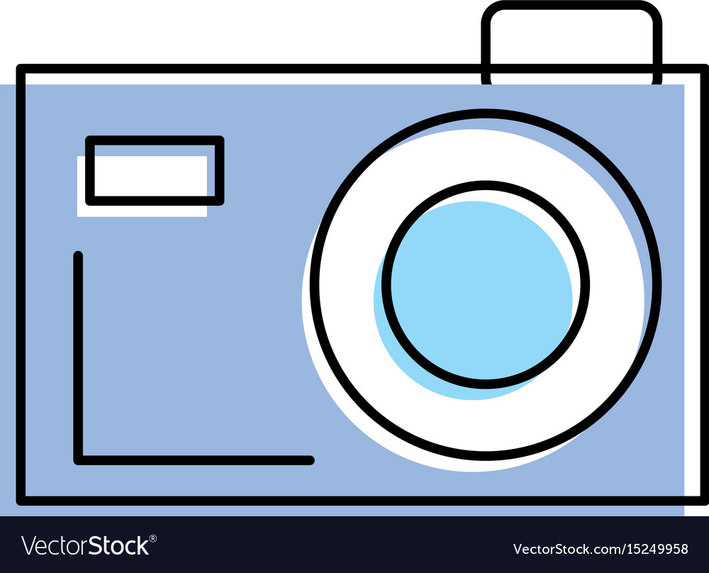 Digital camera to capture nice moments Royalty Free Vector
