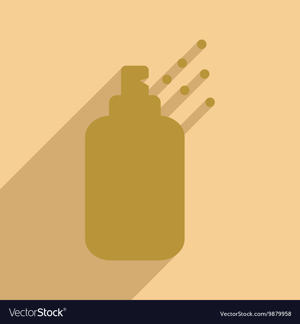 Flat with shadow icon and mobile application