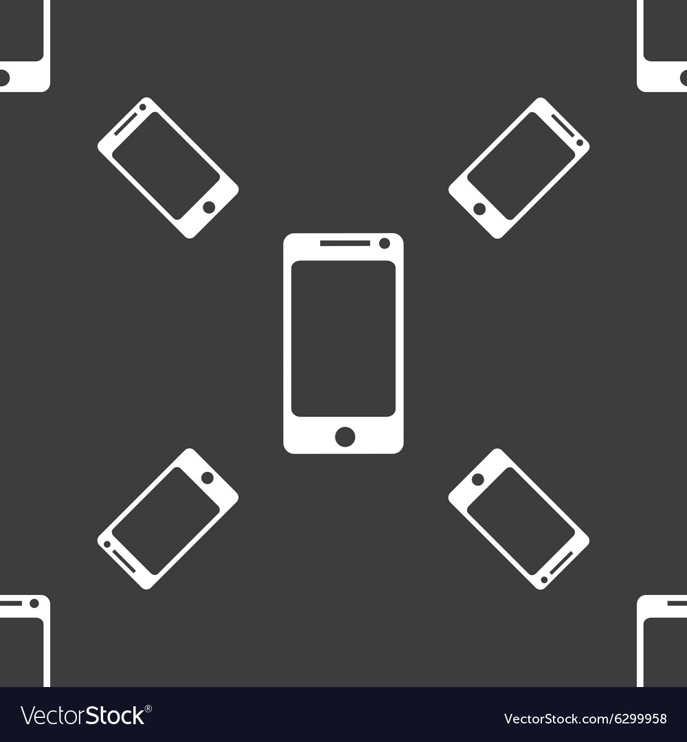 Smartphone sign icon support symbol call center