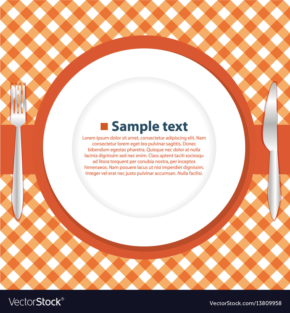 Table Setting with Plates