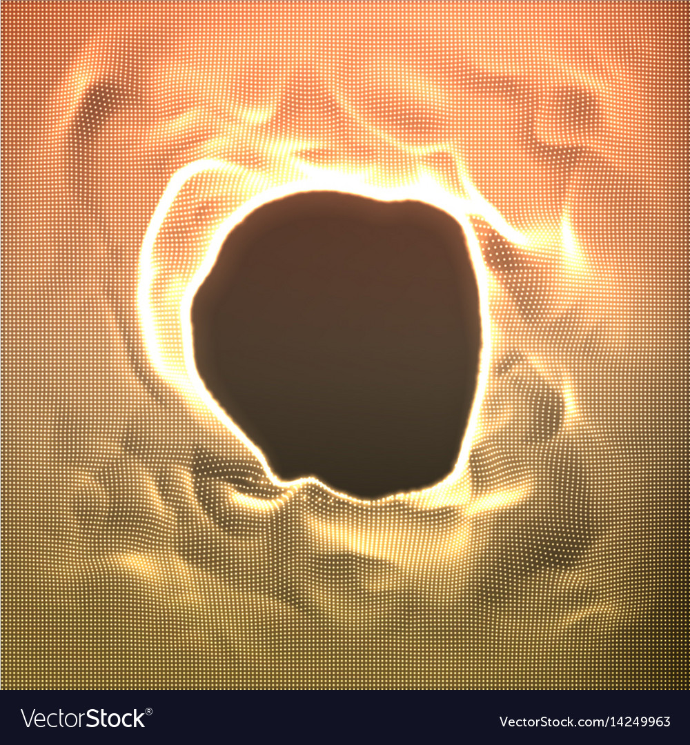 Abstract glowing point noise