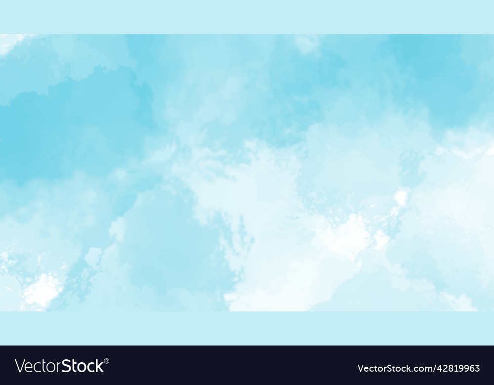 Blue watercolor background for your design