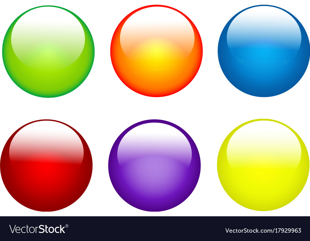 Button set Royalty Free Vector Image - VectorStock