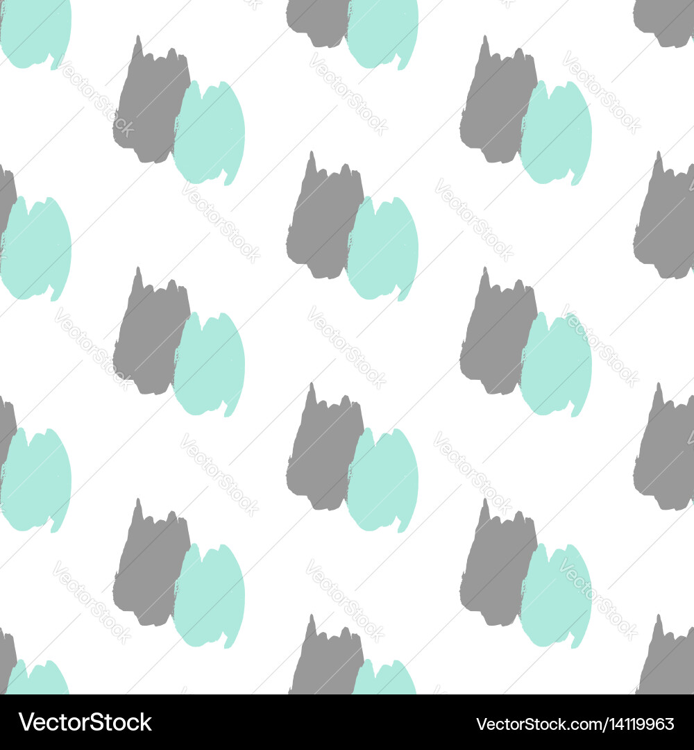Hand drawn abstract seamless pattern Royalty Free Vector