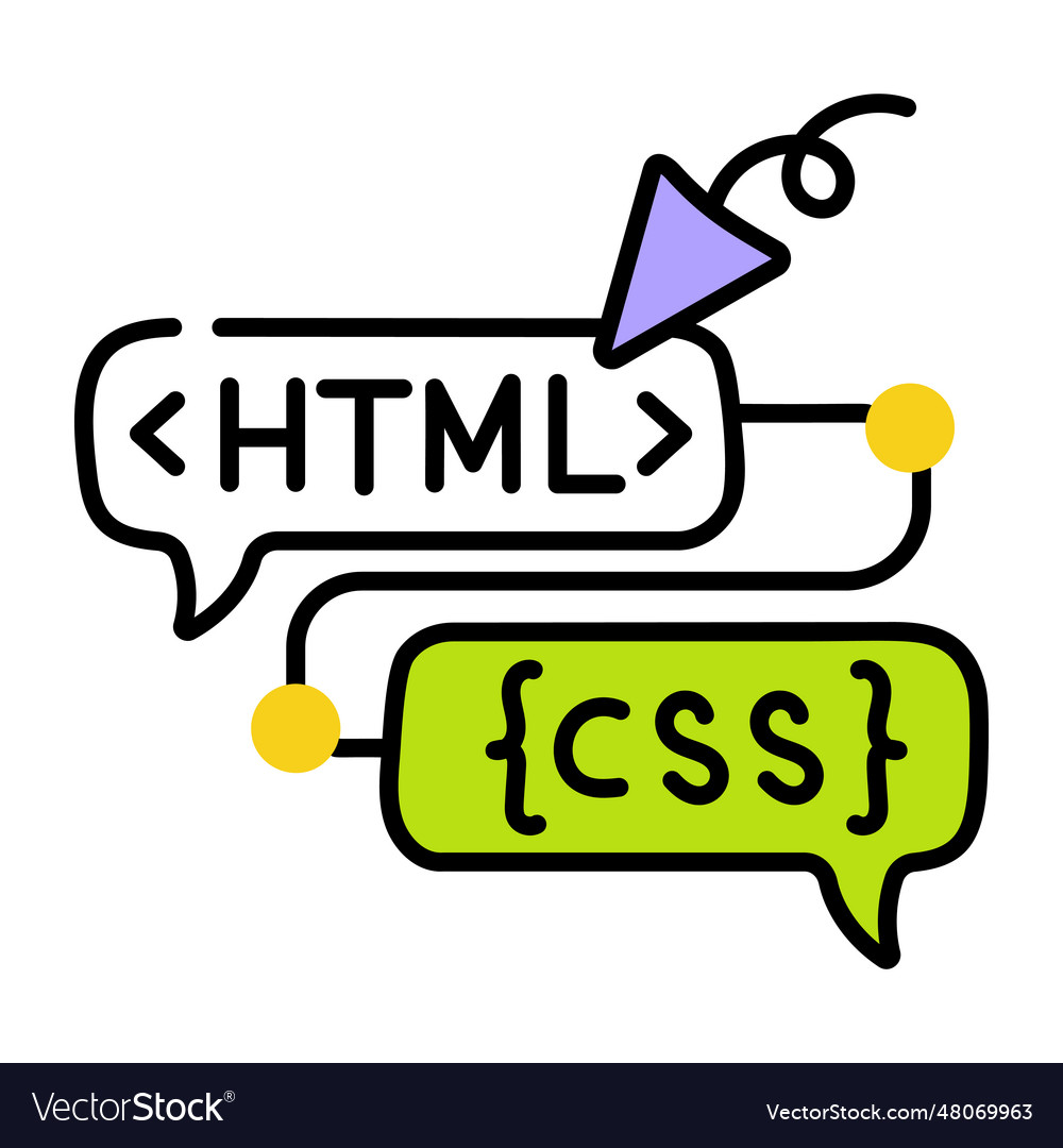 Programming languages Royalty Free Vector Image