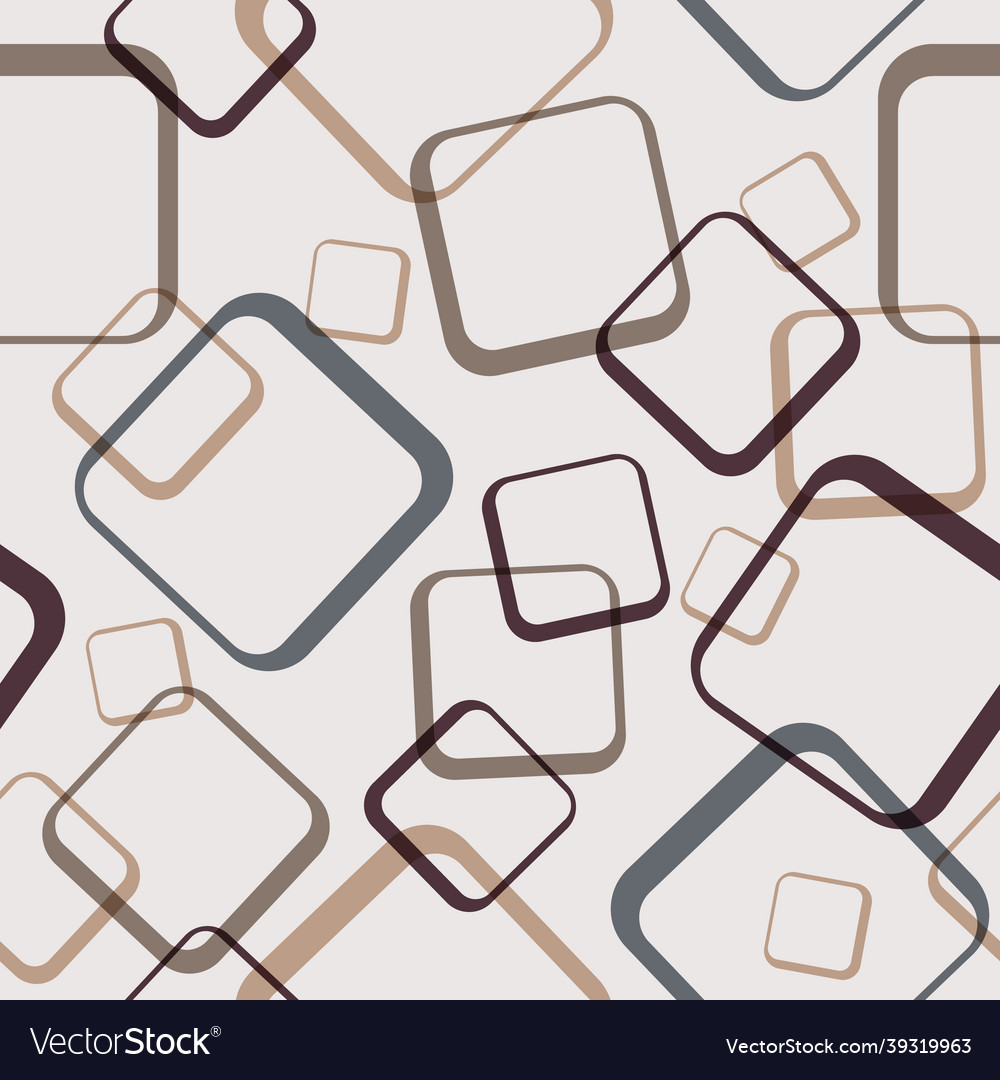 Seamless abstract pattern of contour intersecting