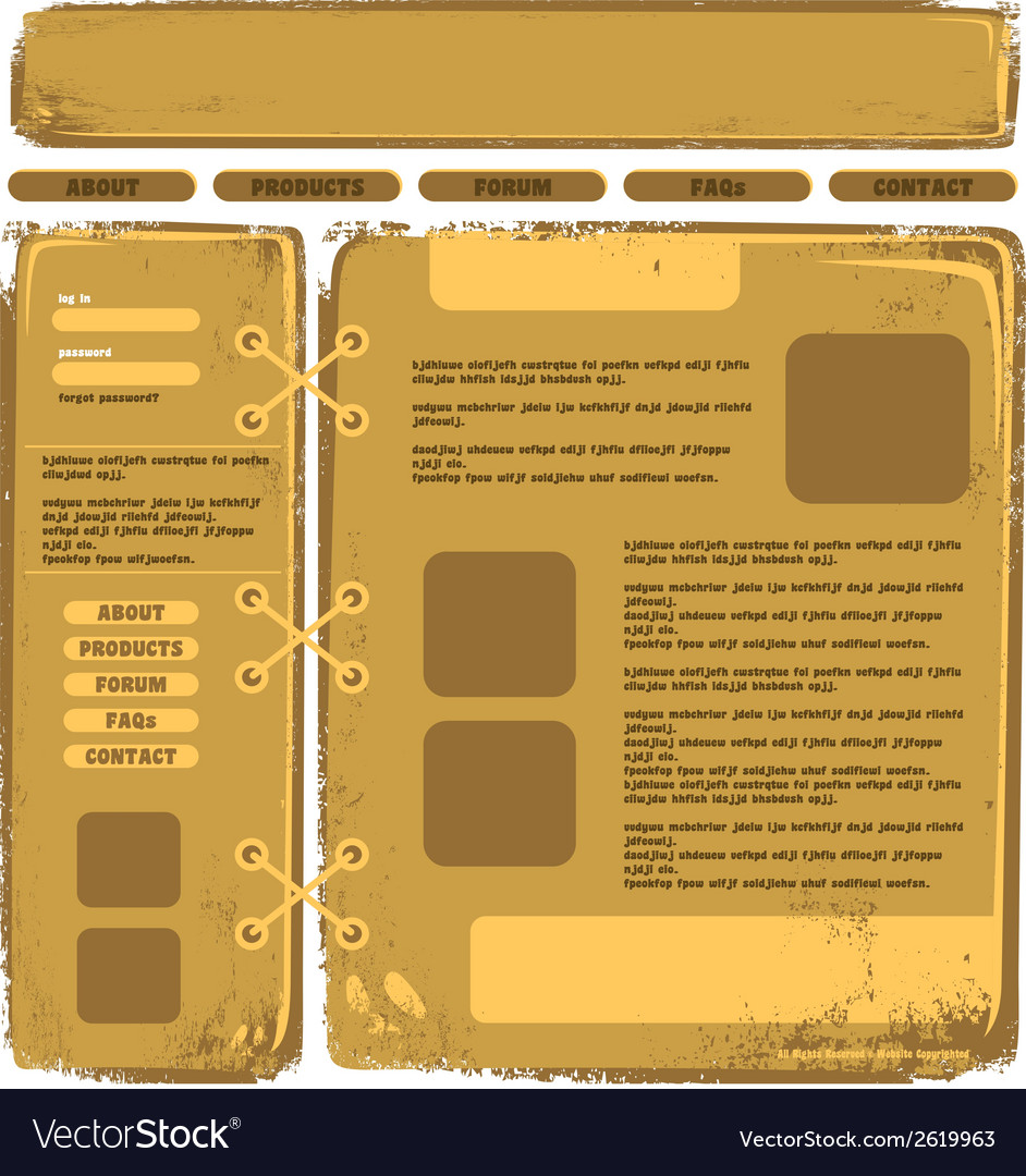 Web design document template