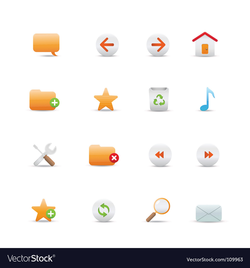 Web icons