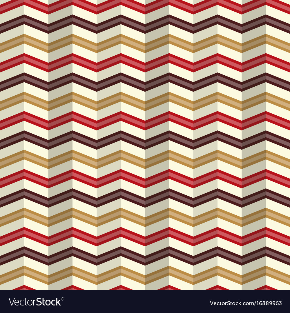 Zigzag pattern with a rippled effect