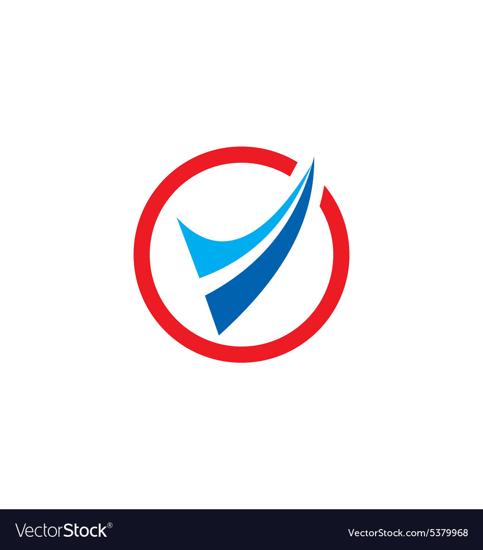 Abstract round loop business finance logo