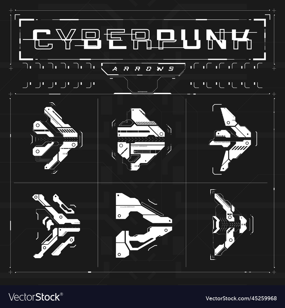 Cyberpunk Arrow Kit - Futuristic Tech