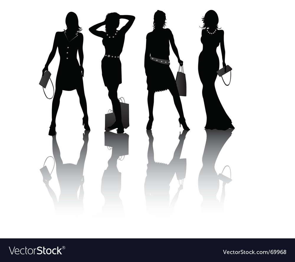 Elegant Woman Silhouette