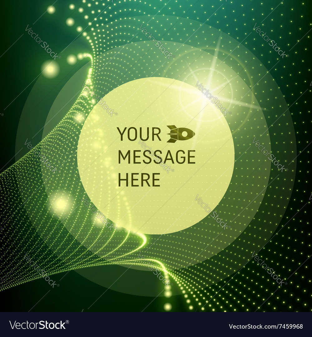 Frame with place for text network technology grid