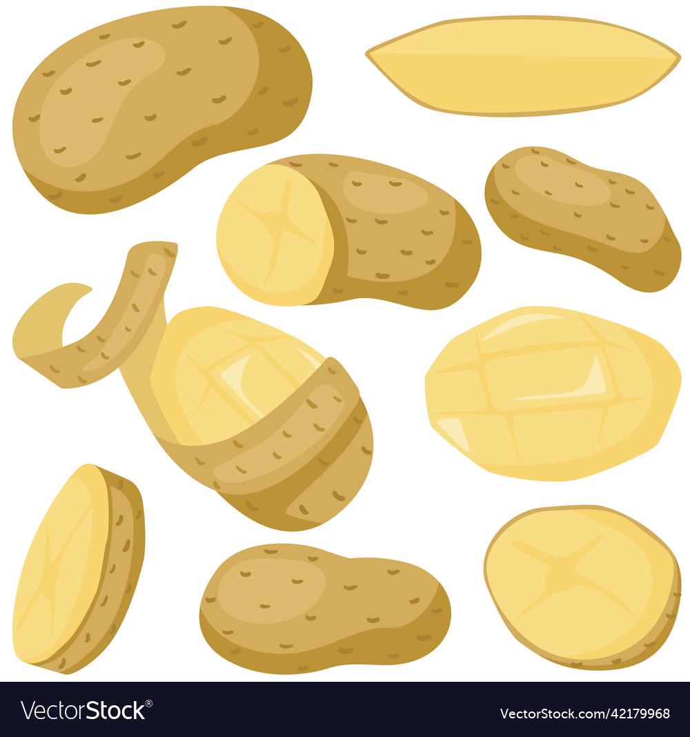 Fun package of fresh potatoes with set digital