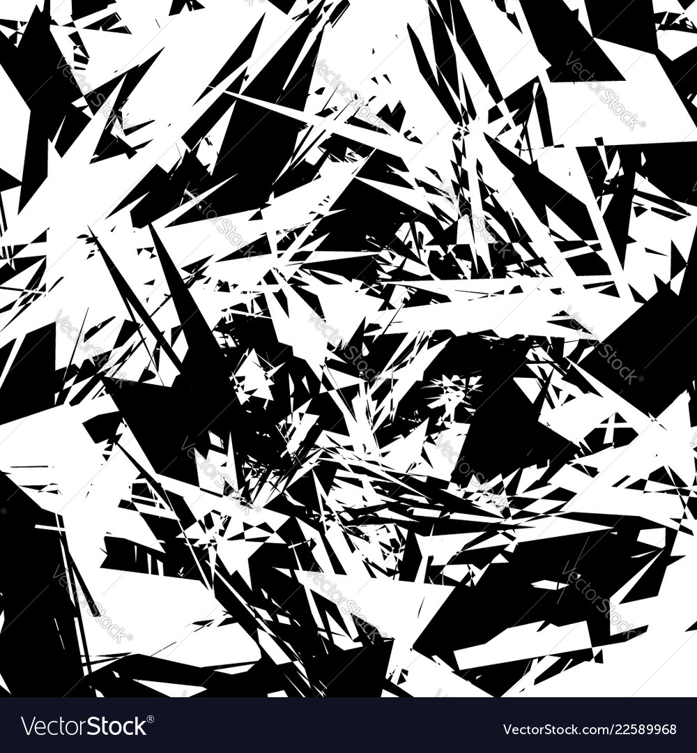 Geometric edgy shape pattern rough vector image Geometric edgy shape pattern rough