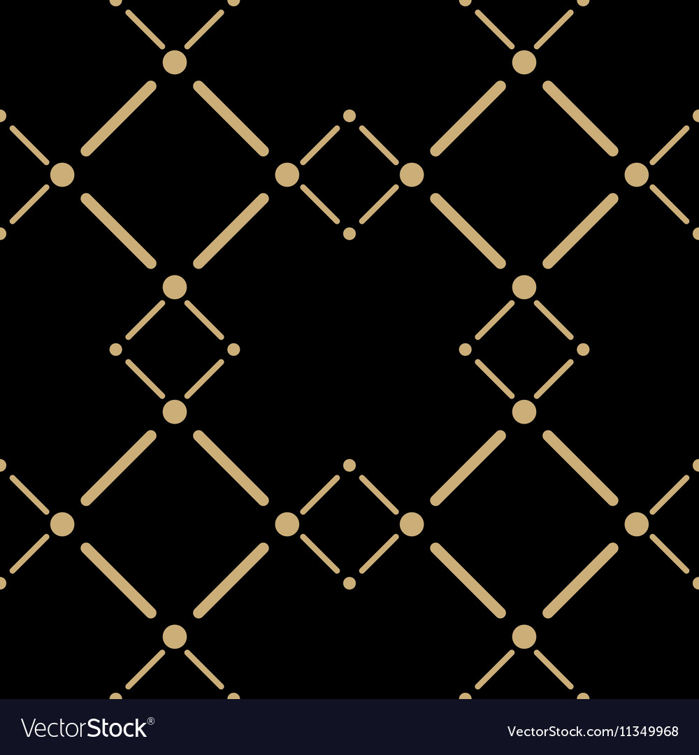 Golden line pattern on dark background