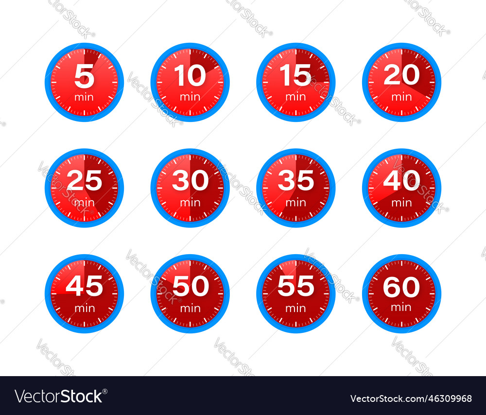 Set timer clock stopwatch cooking time 0 to 60