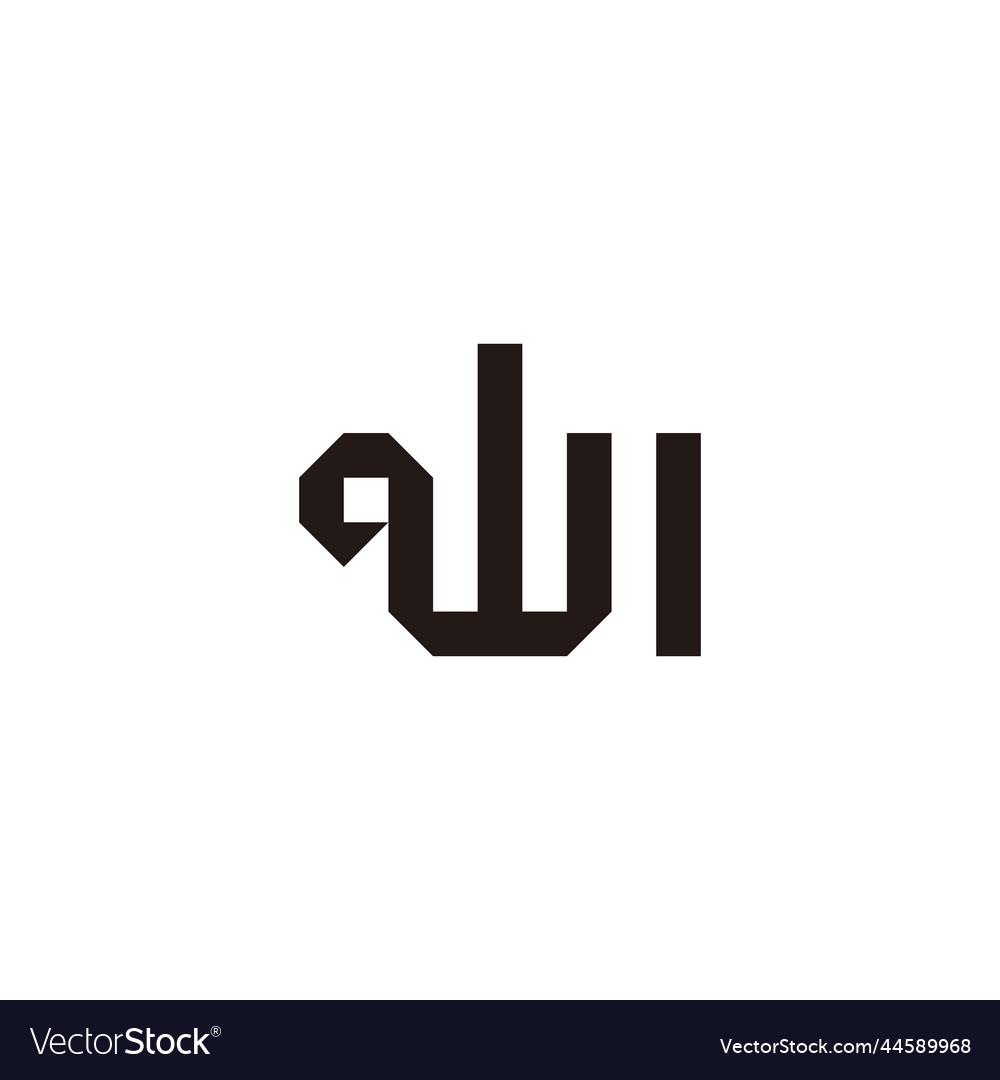 Square geometric simple Vector Image Square geometric simple