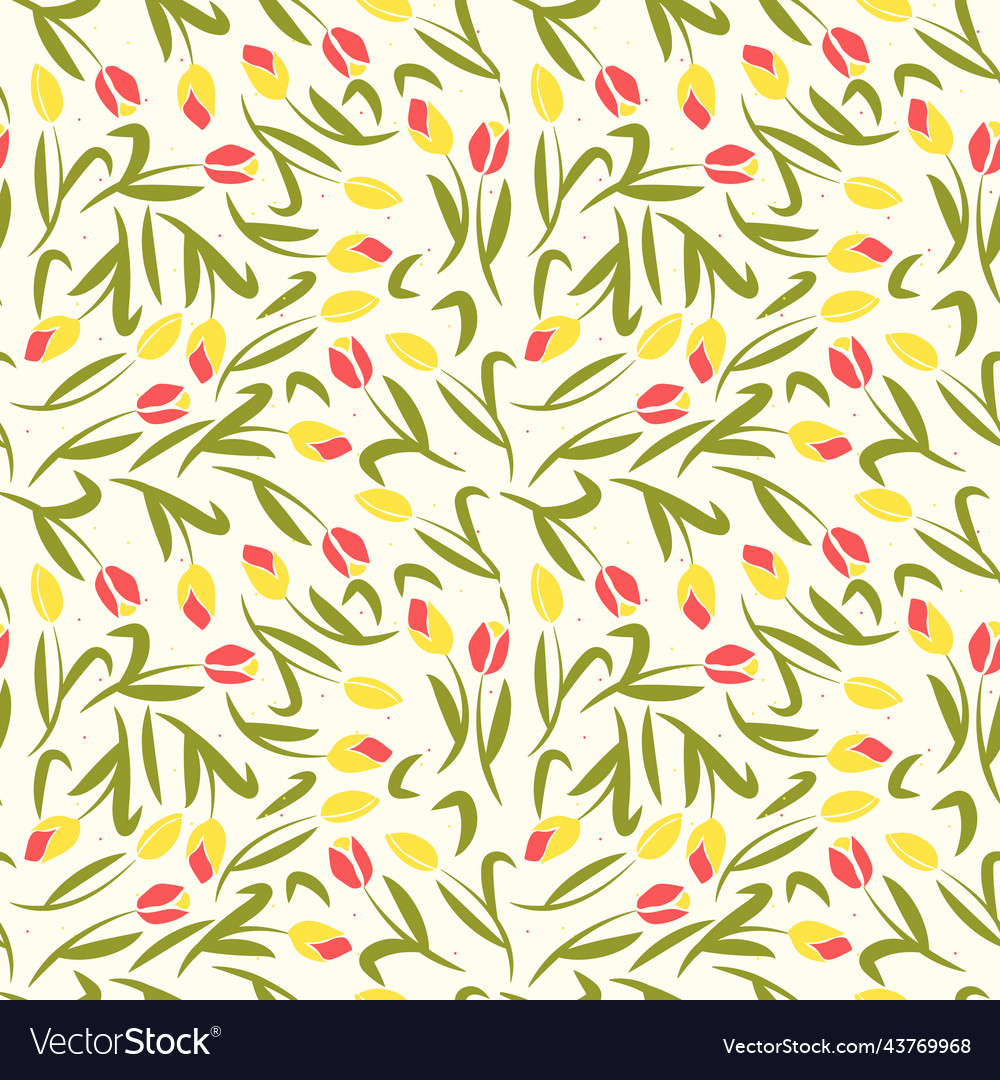 Tulips pattern