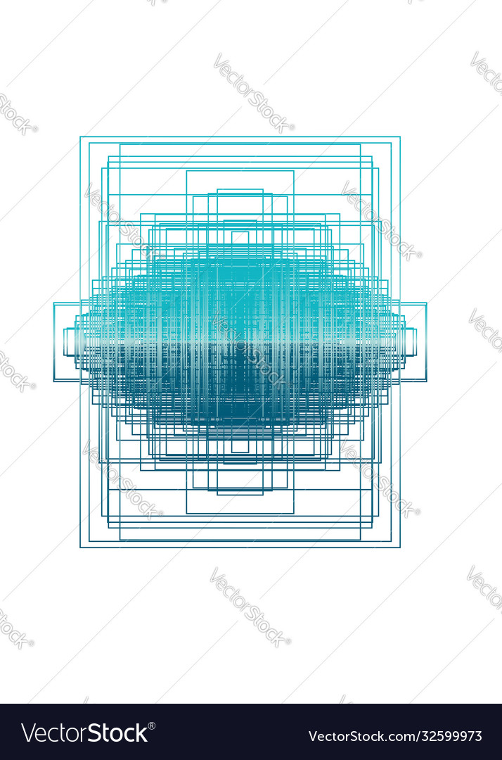 Abstract guilloched object color isolated