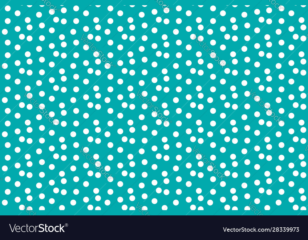 Turquoise background random scattered circle dots