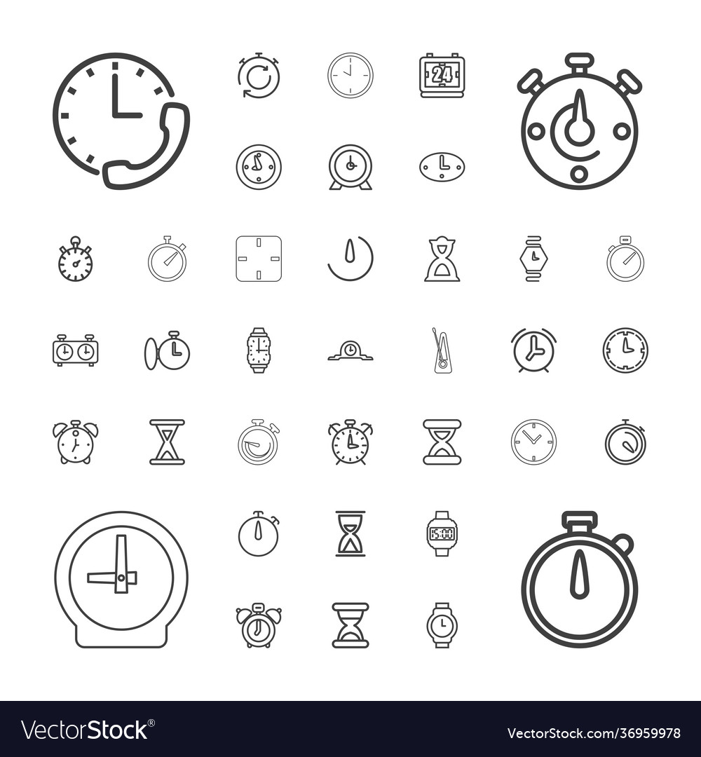 37 timer icons