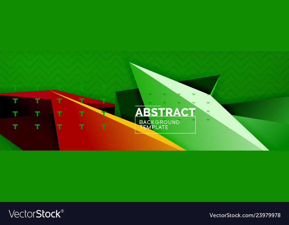 3d triangular minimal abstract background Vector Image 3d triangular minimal abstract background
