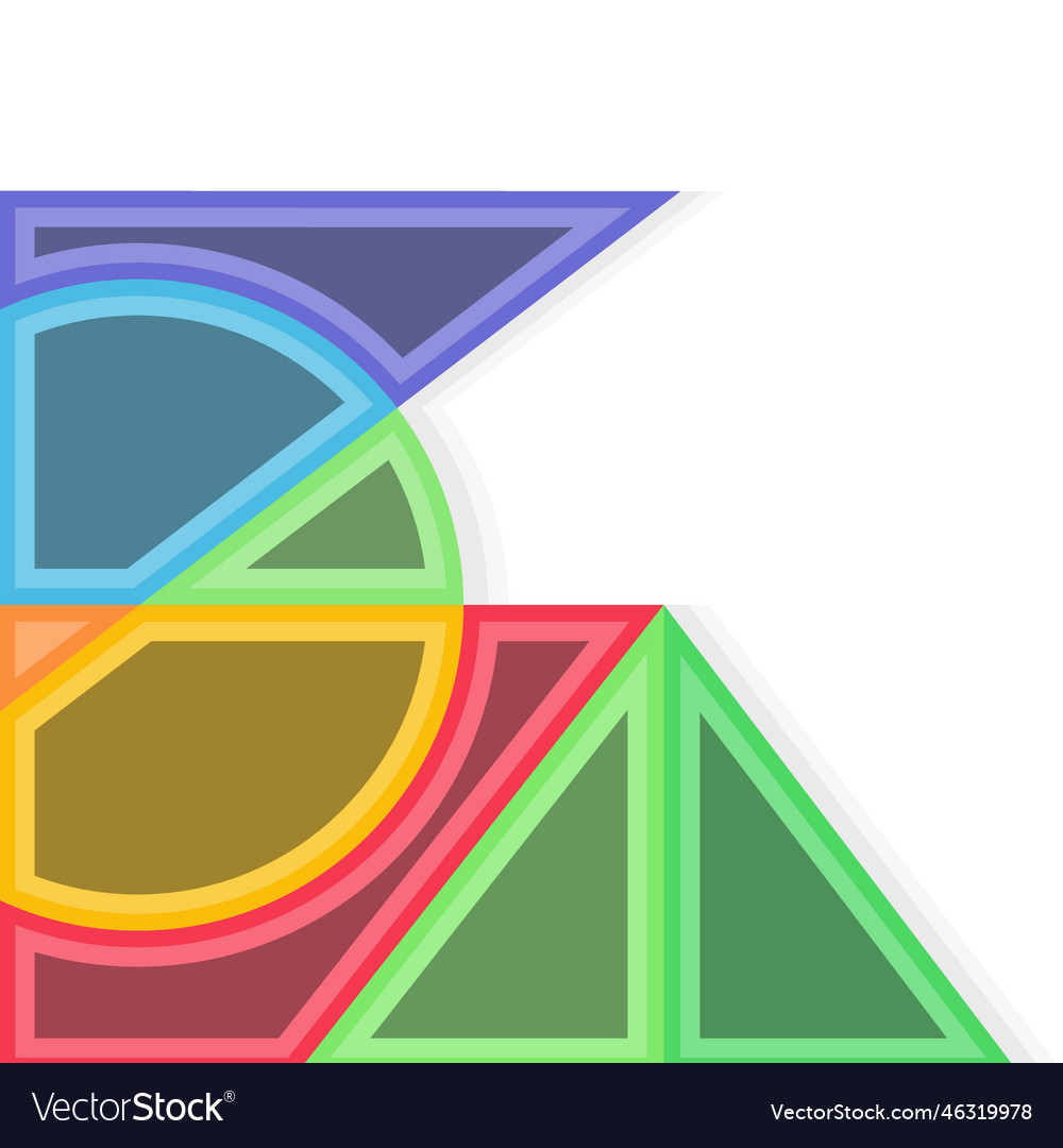 Abstract chart shapes background