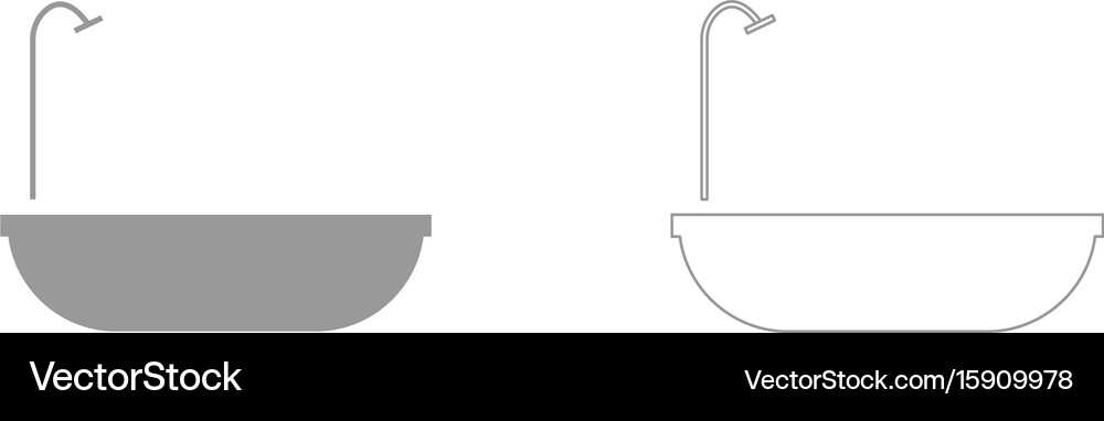 Bath set icon Royalty Free Vector Image - VectorStock