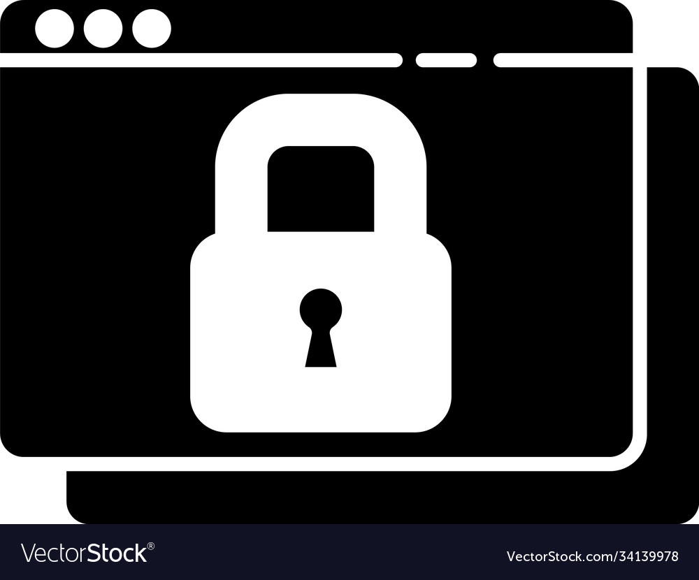 Black secure your site with https ssl icon
