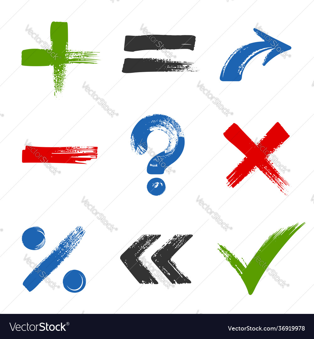 Checkmark & Question Marks