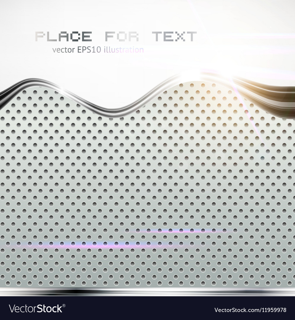 Metallic Swirl Background with Text