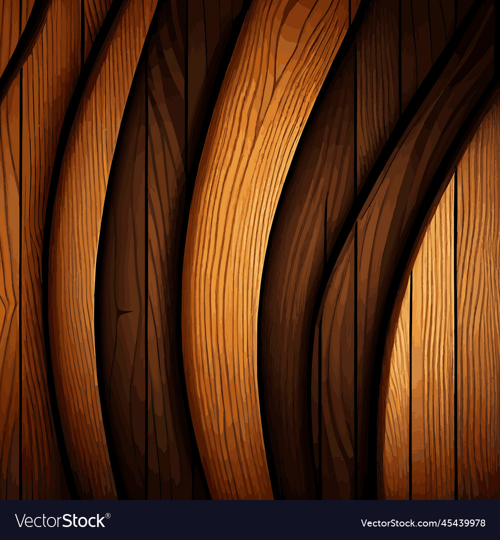 Realistic wood texture plank background fiber Vector Image