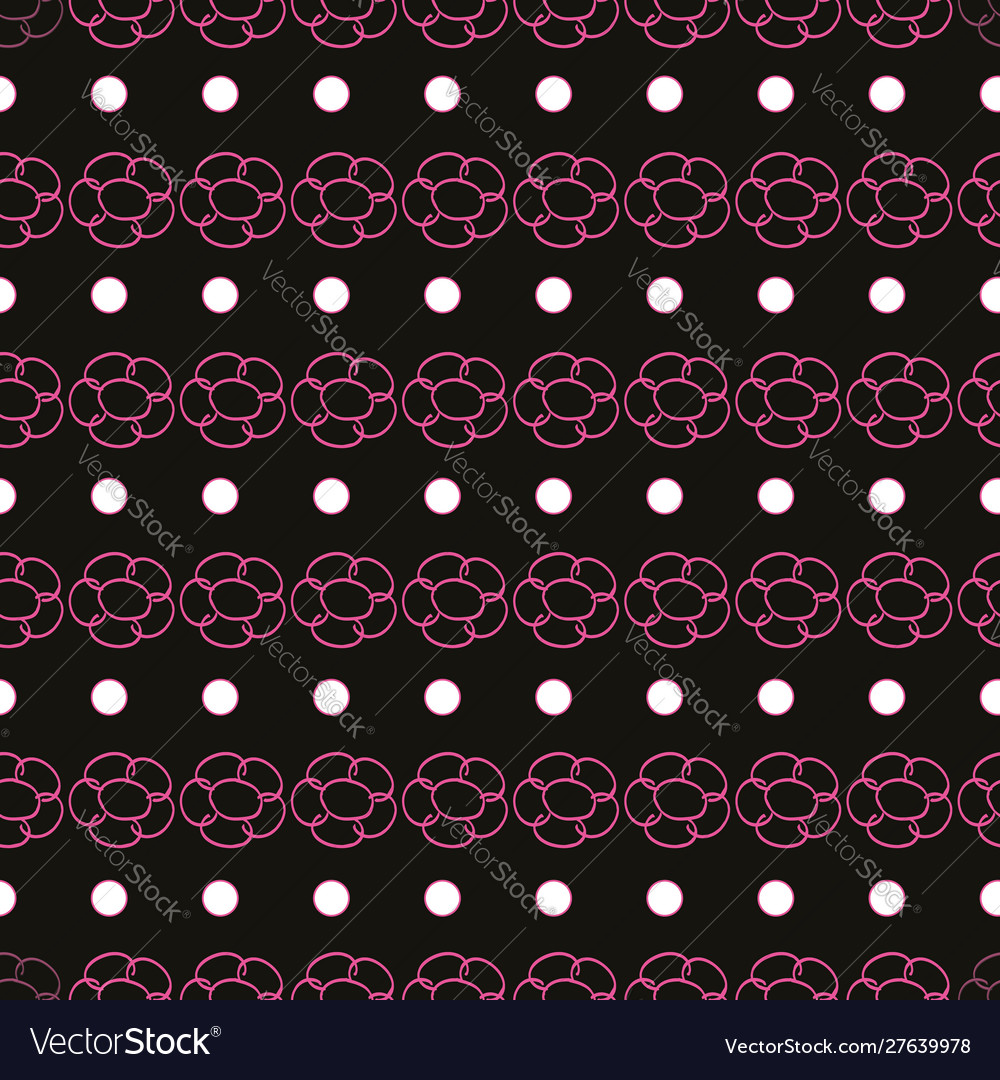 Seamless boho figures pattern print background vector image Seamless boho figures pattern print background